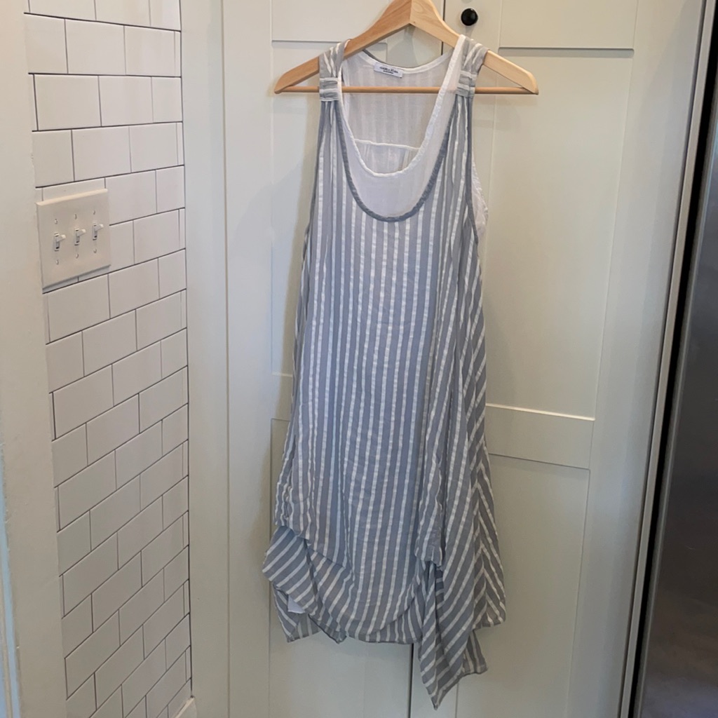 Angela Mara Drape Dress